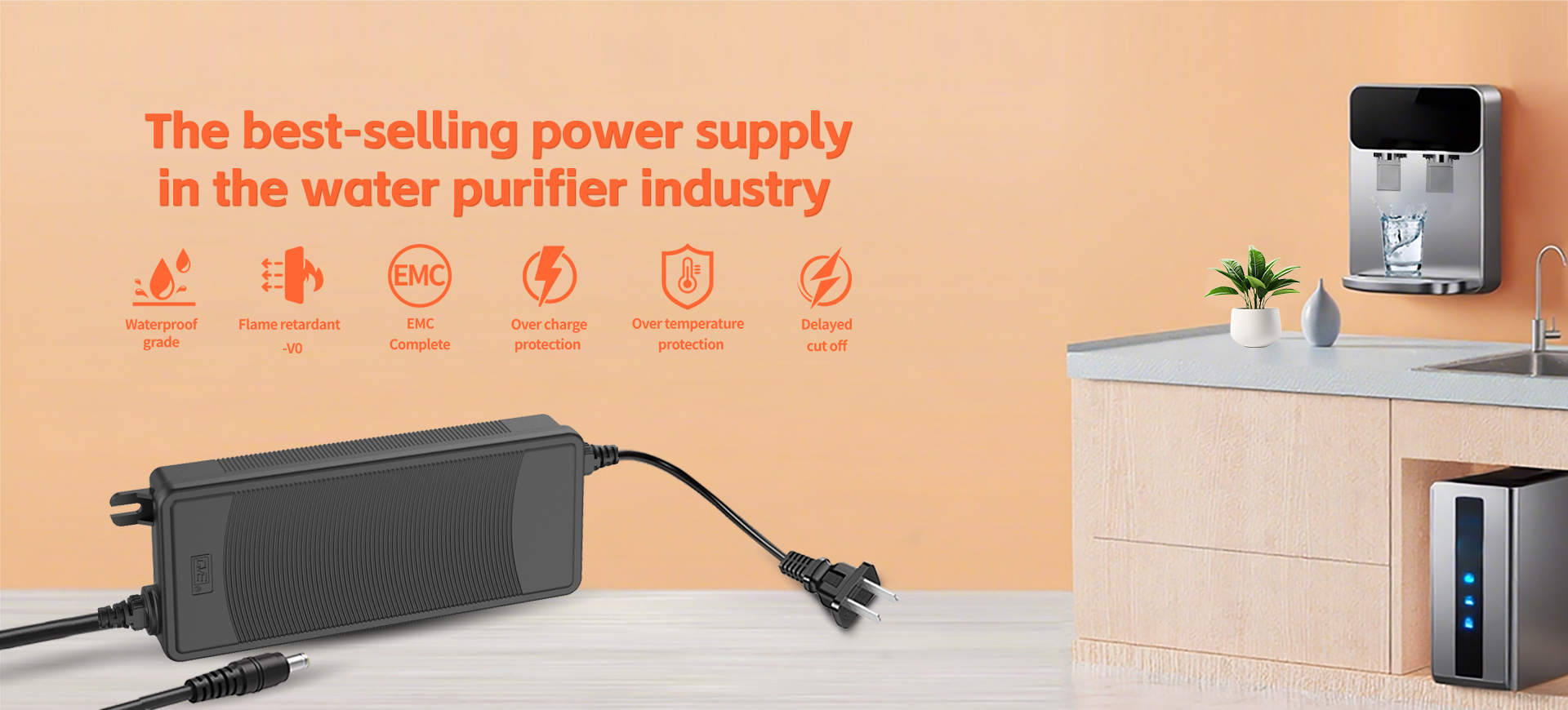 GVE best-selling power supply in the water purifier industry